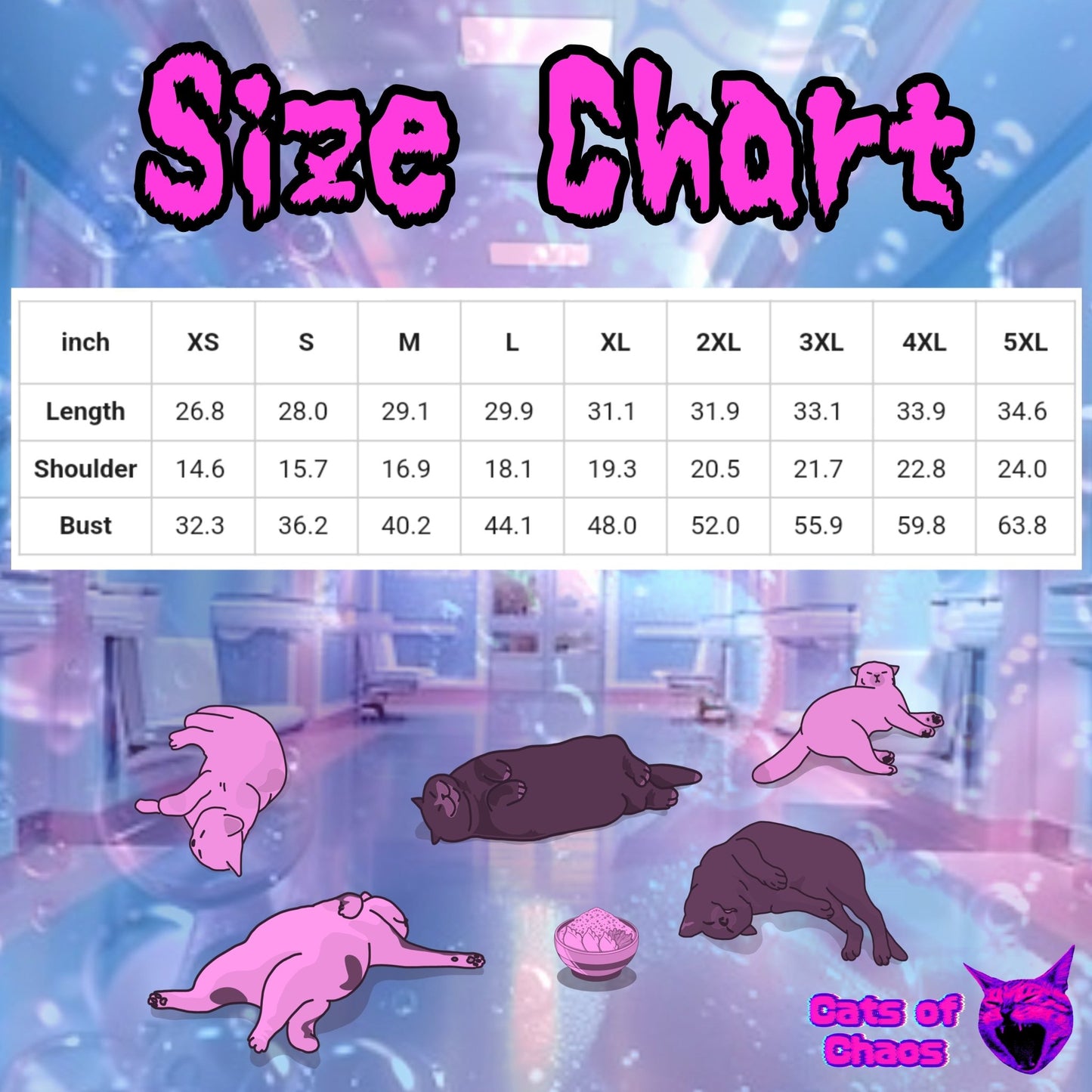 Yami Kawaii Pastel Pink Cat Unisex Softstyle Cotton T-Shirt - Cats of Chaos