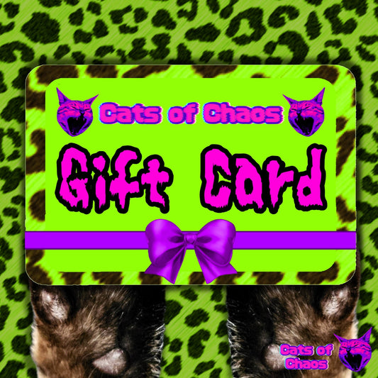 Gift Card - Cats of Chaos