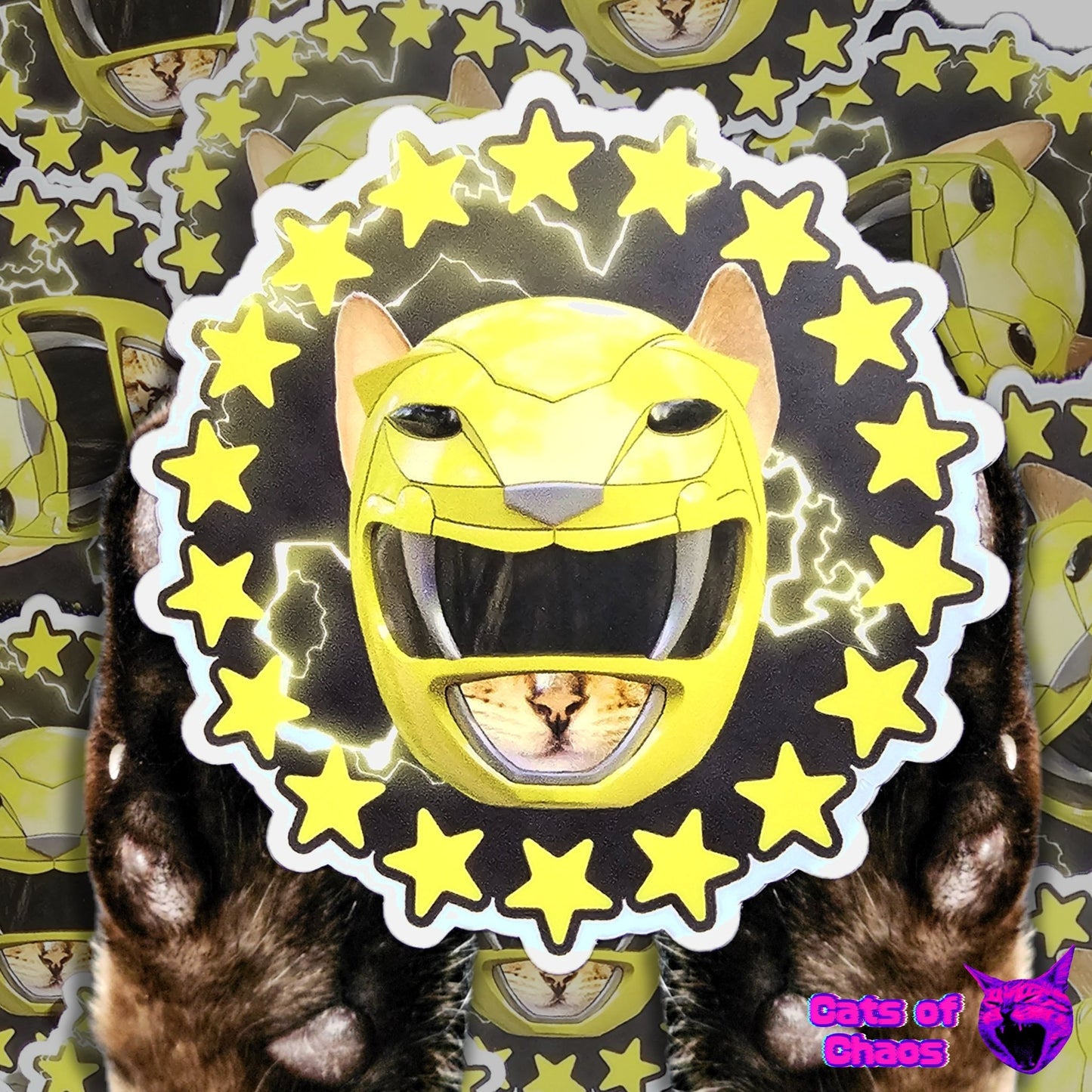 Go Go Haunter Ranger! Sticker - Cats of Chaos