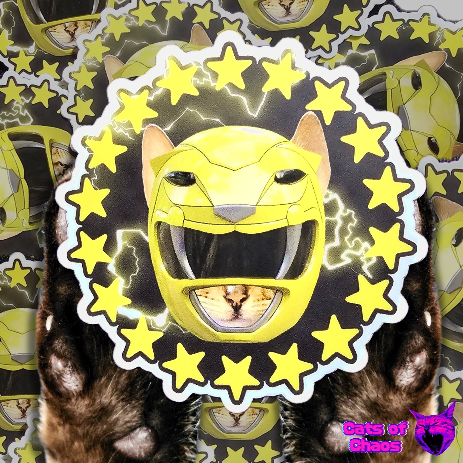 Go Go Haunter Ranger! Sticker - Cats of Chaos