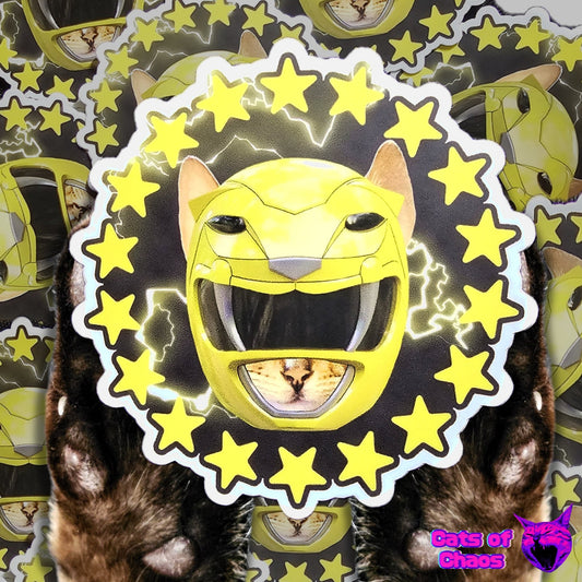Go Go Haunter Ranger! Sticker - Cats of Chaos