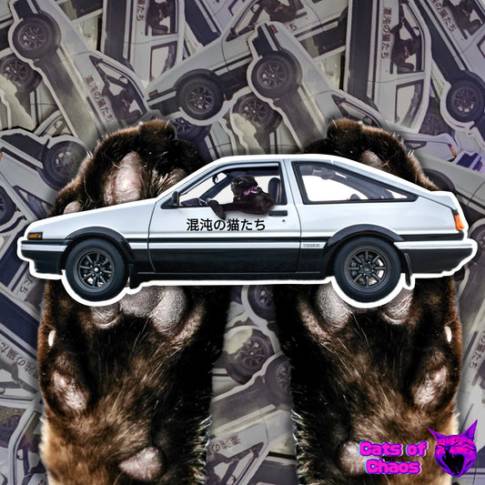 Initial - Meow Sticker - Cats of Chaos