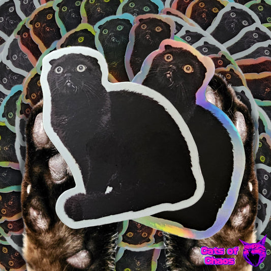 Marshadow The Black Cat Sticker - Cats of Chaos