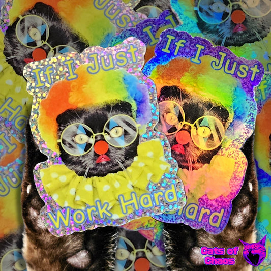 Marshadow The Clown Sticker - Cats of Chaos